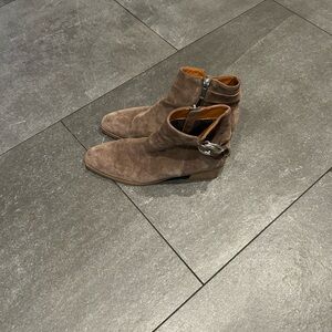 Aquatalia women’s Mocha Suede Ankle Boots